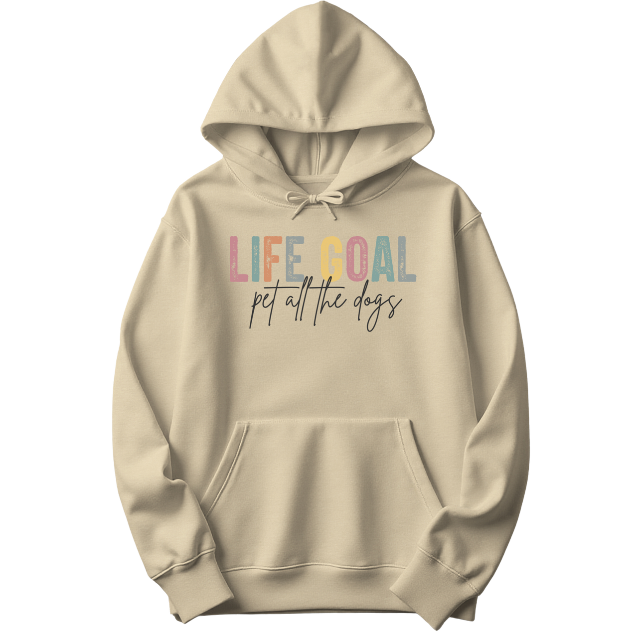 Life Goal Pet All The Dogs Hoodie