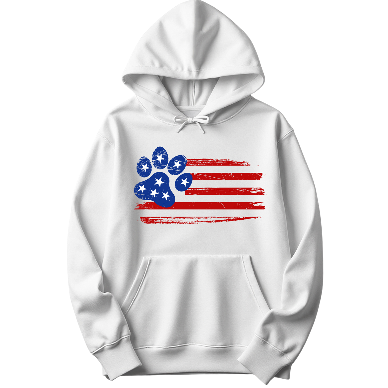 Paws Stars And Stripes Hoodie