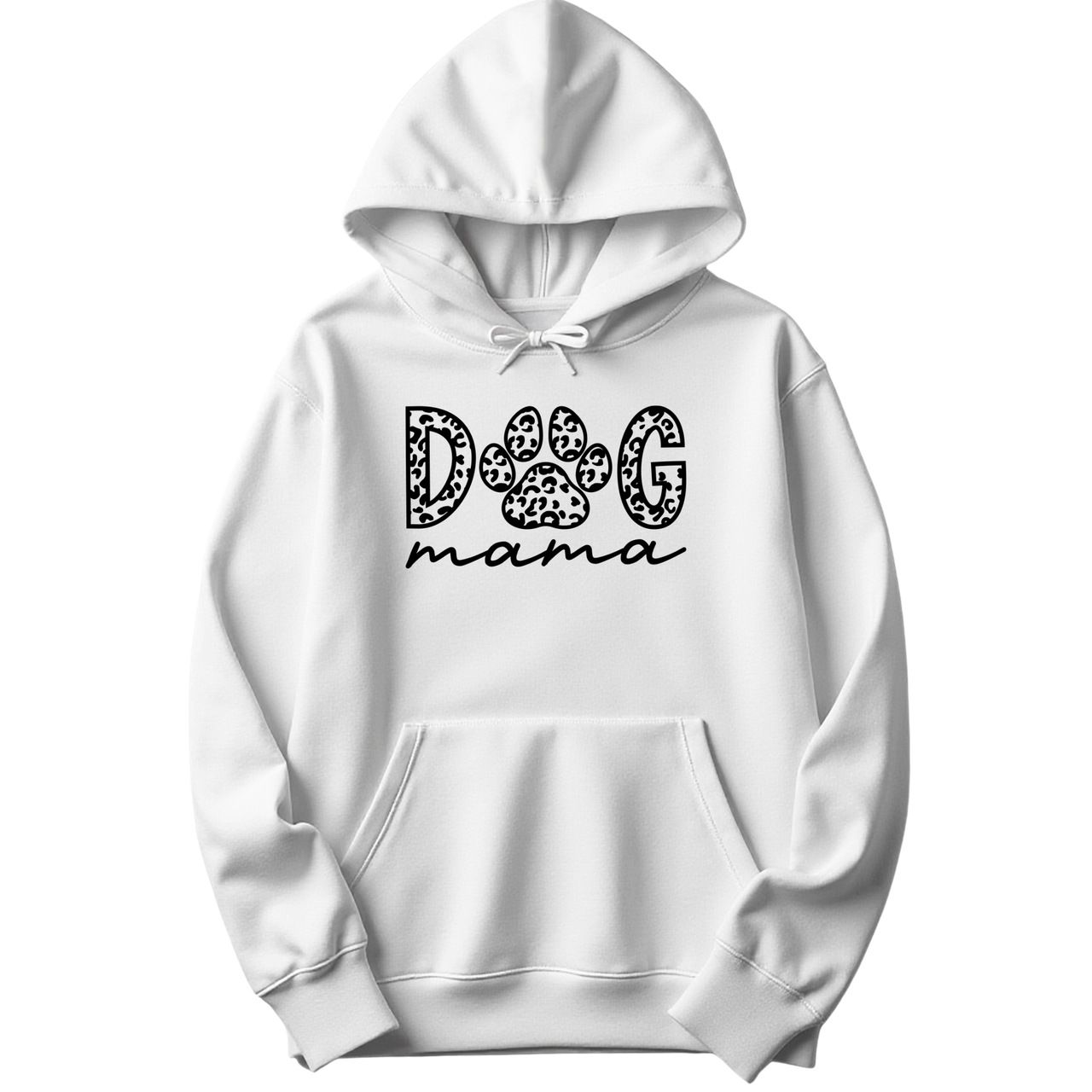 Dog Mama Paw Print Hoodie