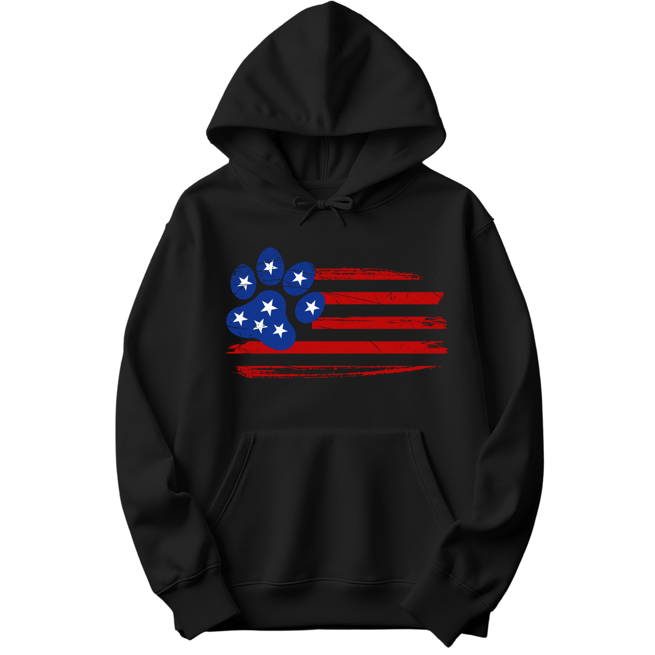 Paws Stars And Stripes Hoodie