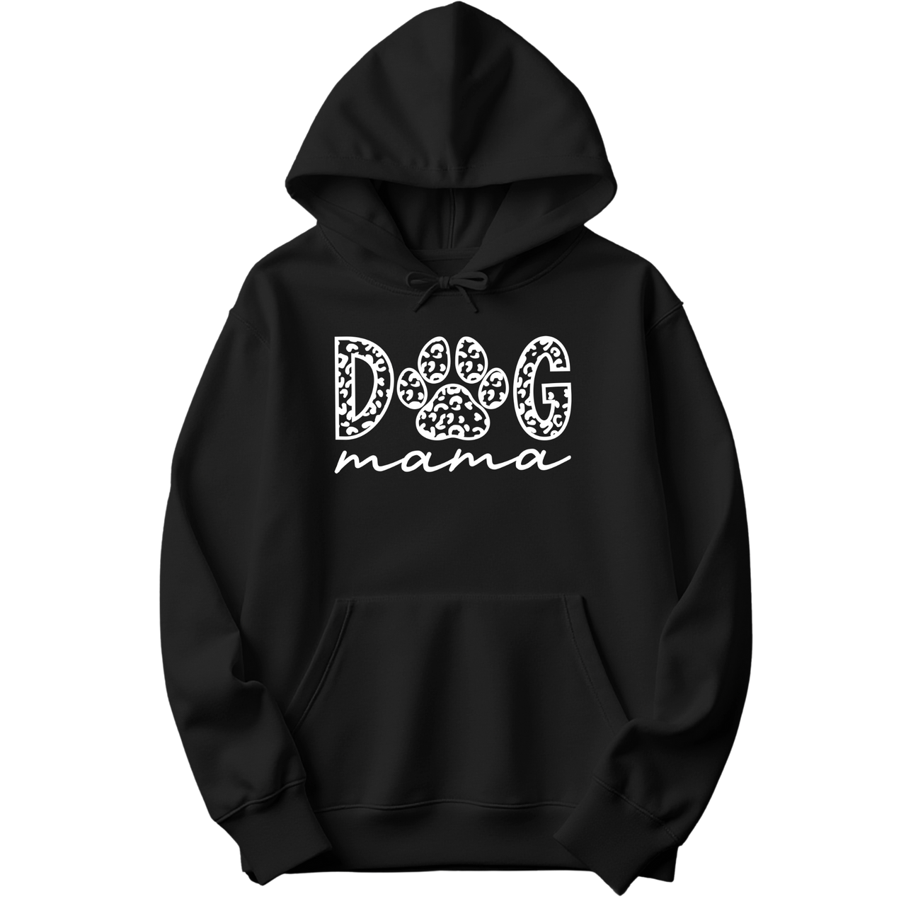 Dog Mama Paw Print Hoodie