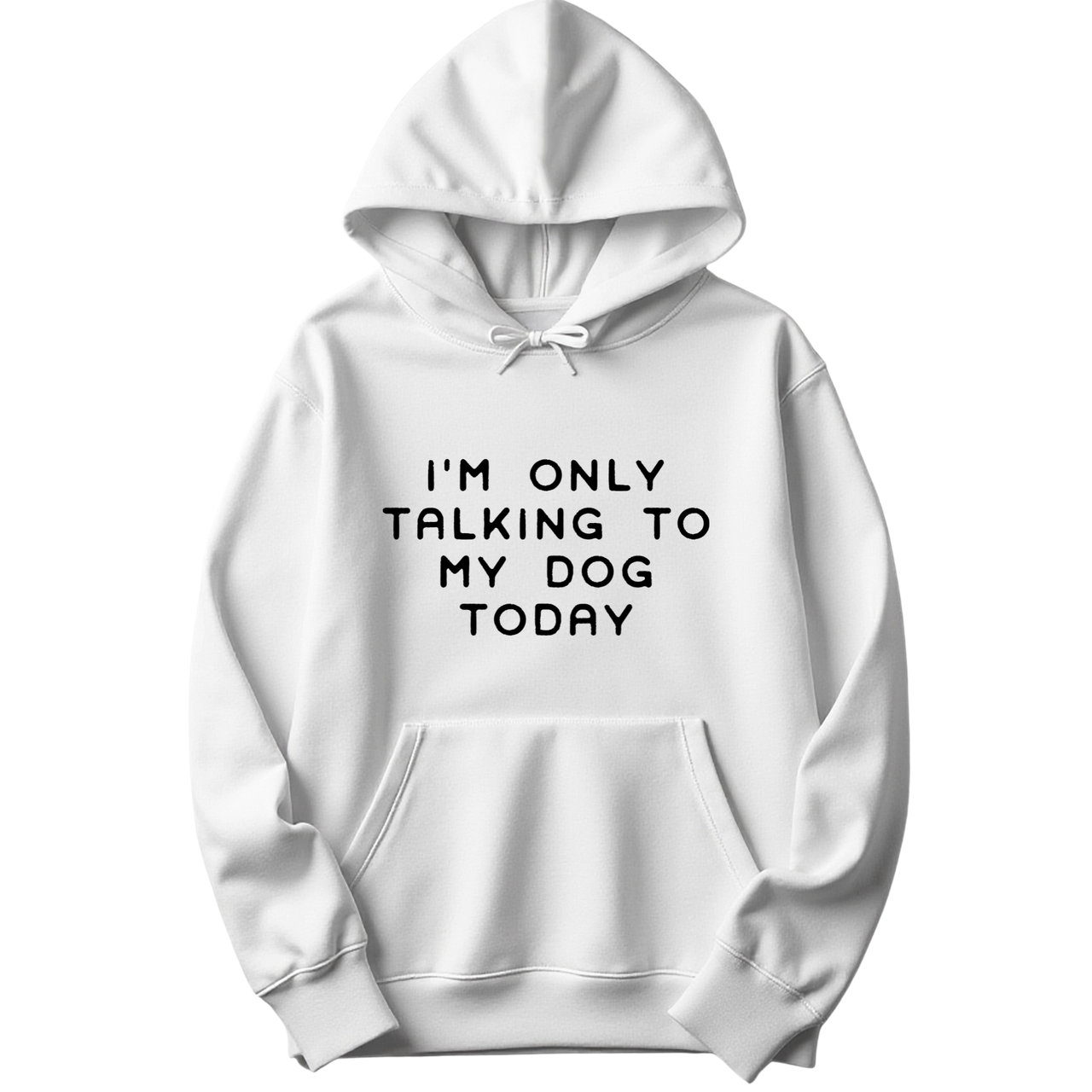 Talking To My Dog Today Hoodie