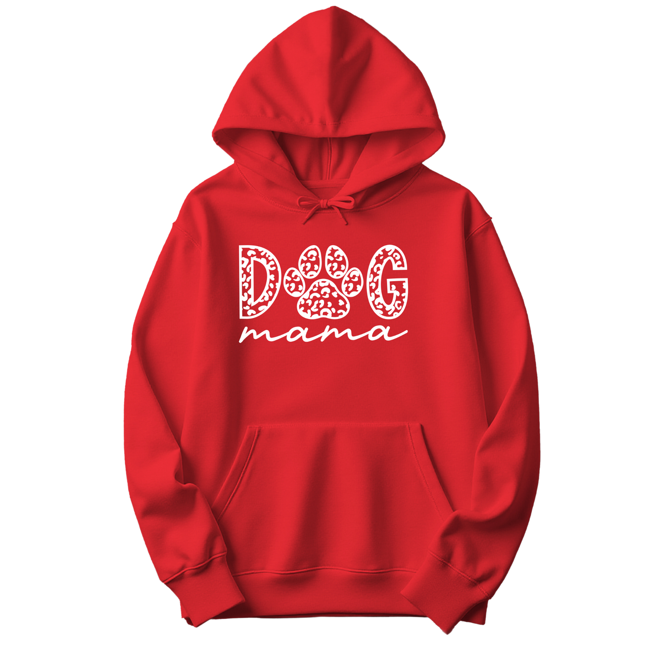 Dog Mama Paw Print Hoodie