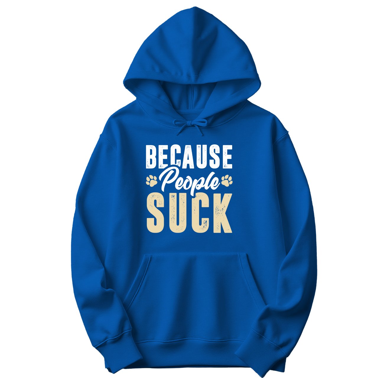 Dogs Over People Paw Print Hoodie