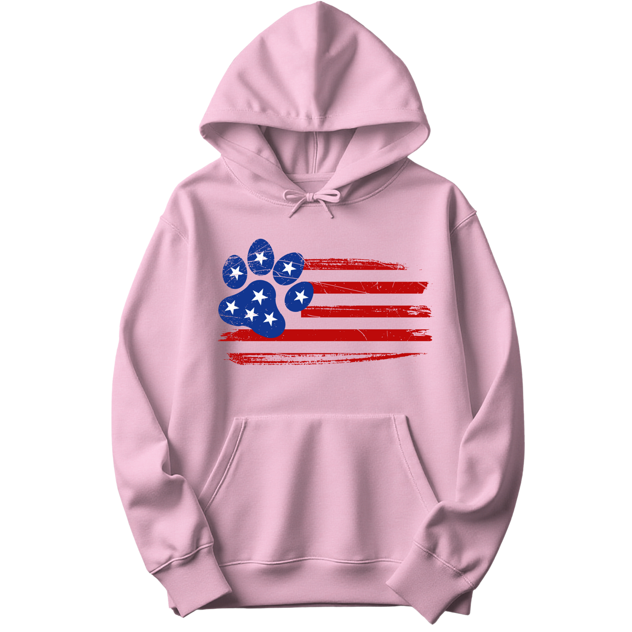Paws Stars And Stripes Hoodie