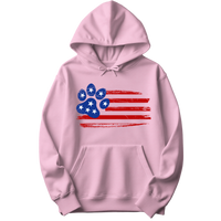 Paws Stars And Stripes Hoodie