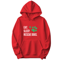 Eat. Sleep. Rescue Dogs. Hoodie