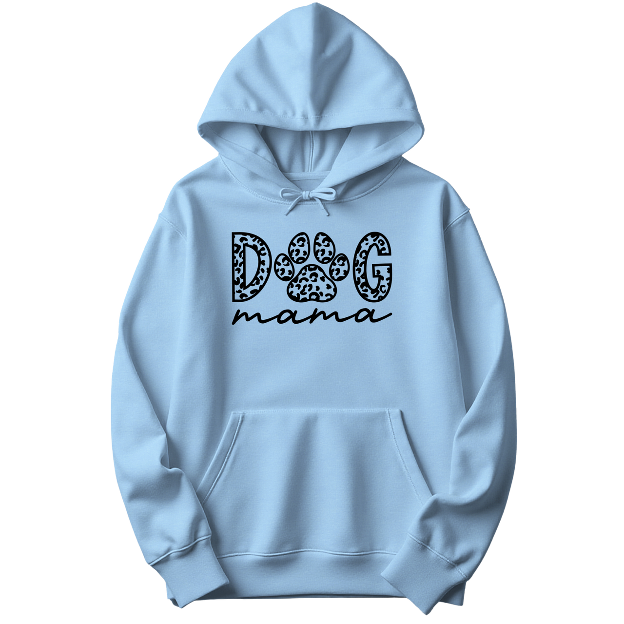 Dog Mama Paw Print Hoodie