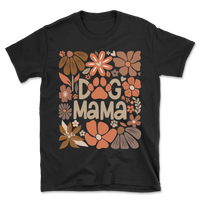 Dog Mama Flower Boho T-Shirt