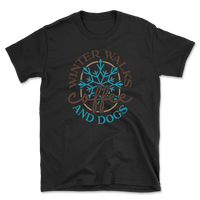 Winter Walks Coffee And Dogs T-Shirt