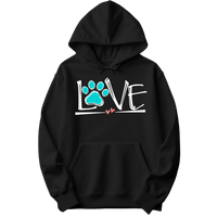 Love In Every Paw Print Hoodie