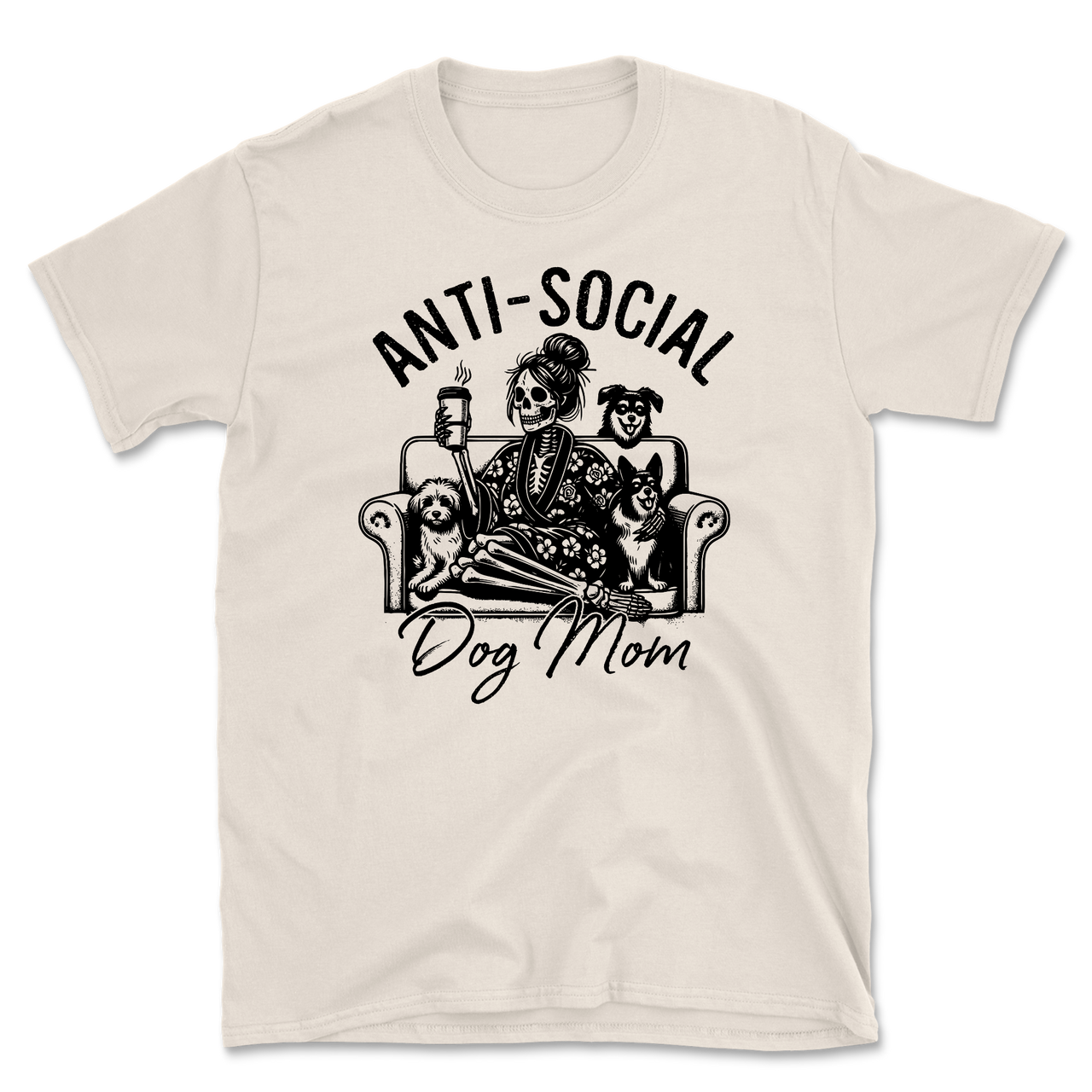 Anti-Social Dog Mom T-Shirt