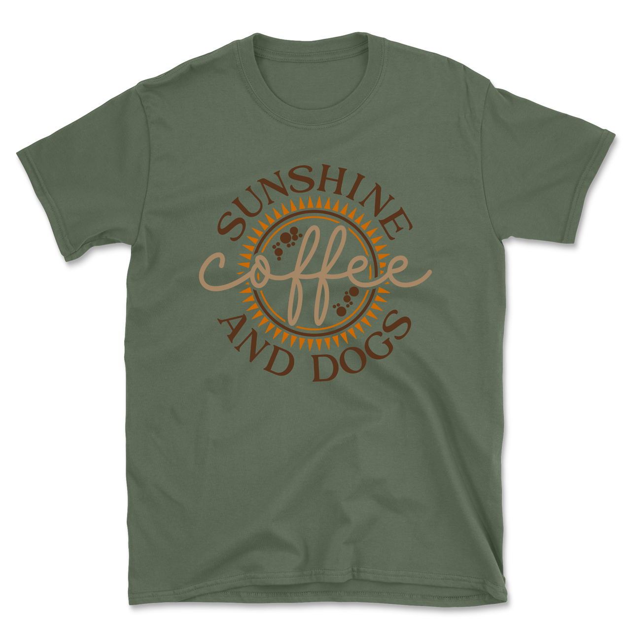 Sunshine Coffee And Dogs T-Shirt