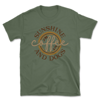 Sunshine Coffee And Dogs T-Shirt