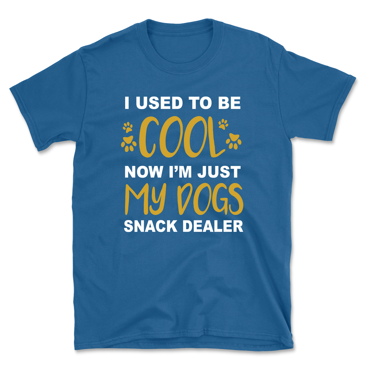 I Used To Be Cool Now I'm Just My Dogs Snack Dealer T-Shirt