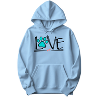 Love In Every Paw Print Hoodie