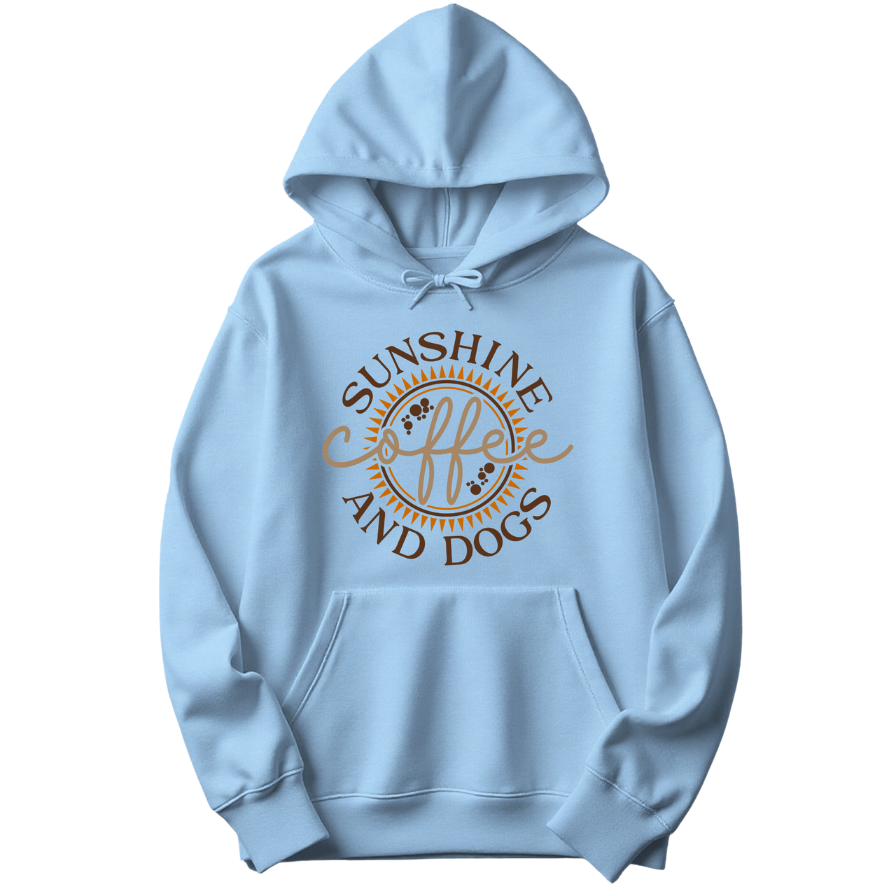 Sunshine Coffee And Dogs Hoodie