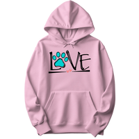 Love In Every Paw Print Hoodie