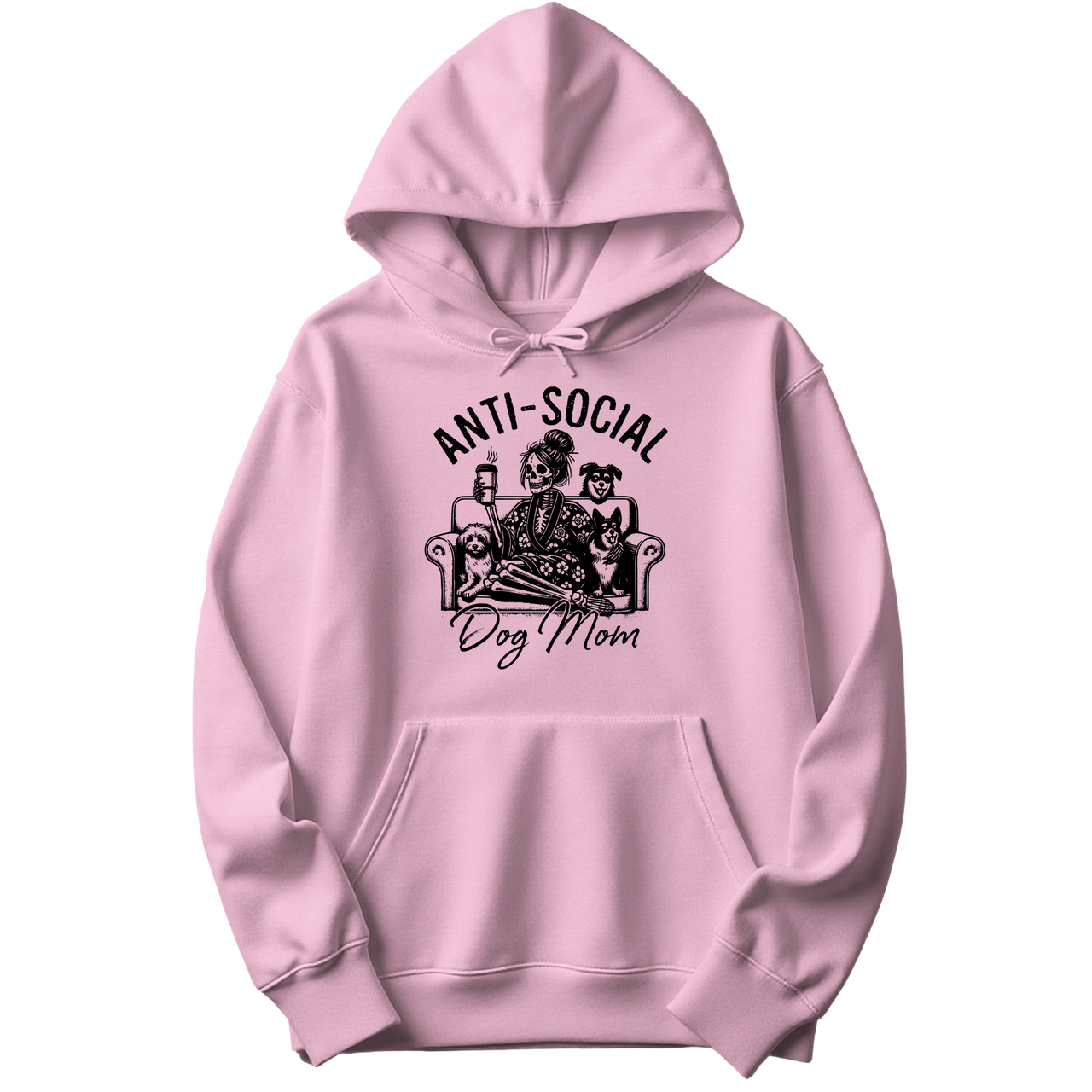Anti-Social Dog Mom Hoodie