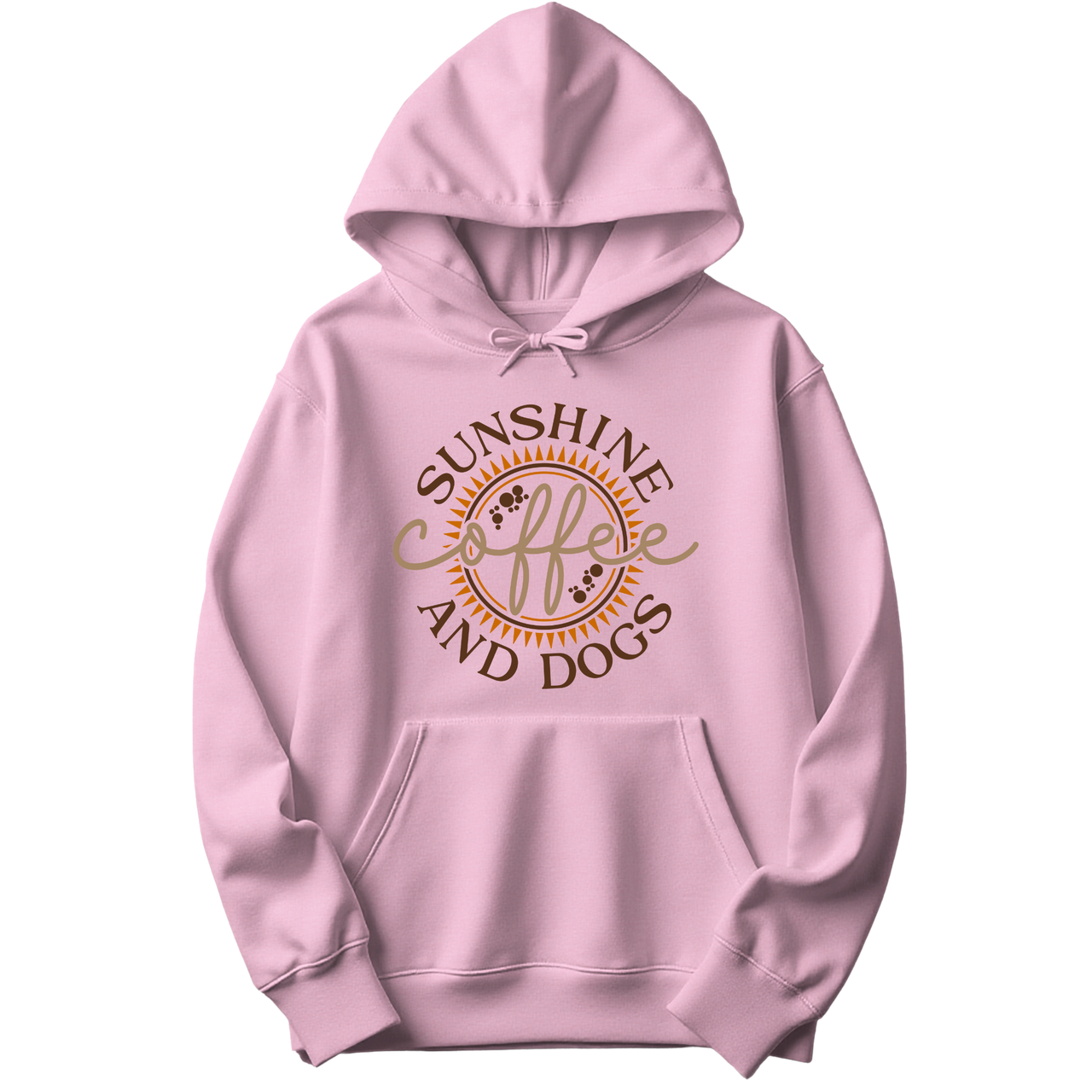 Sunshine Coffee And Dogs Hoodie