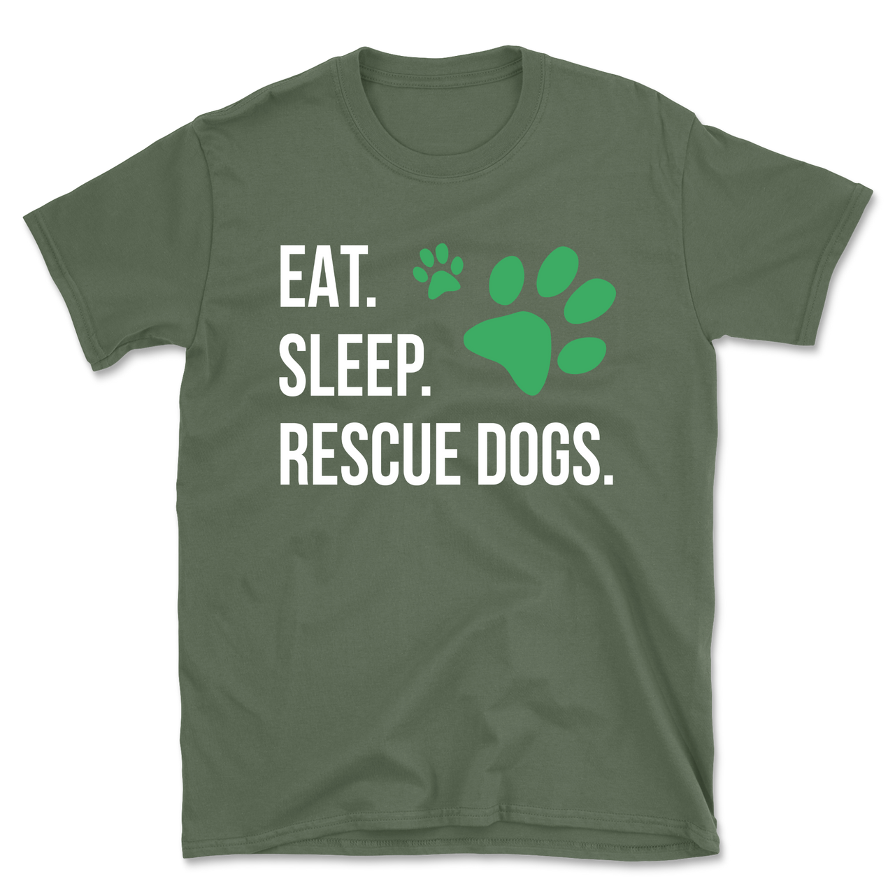 Eat. Sleep. Rescue Dogs. T-Shirt