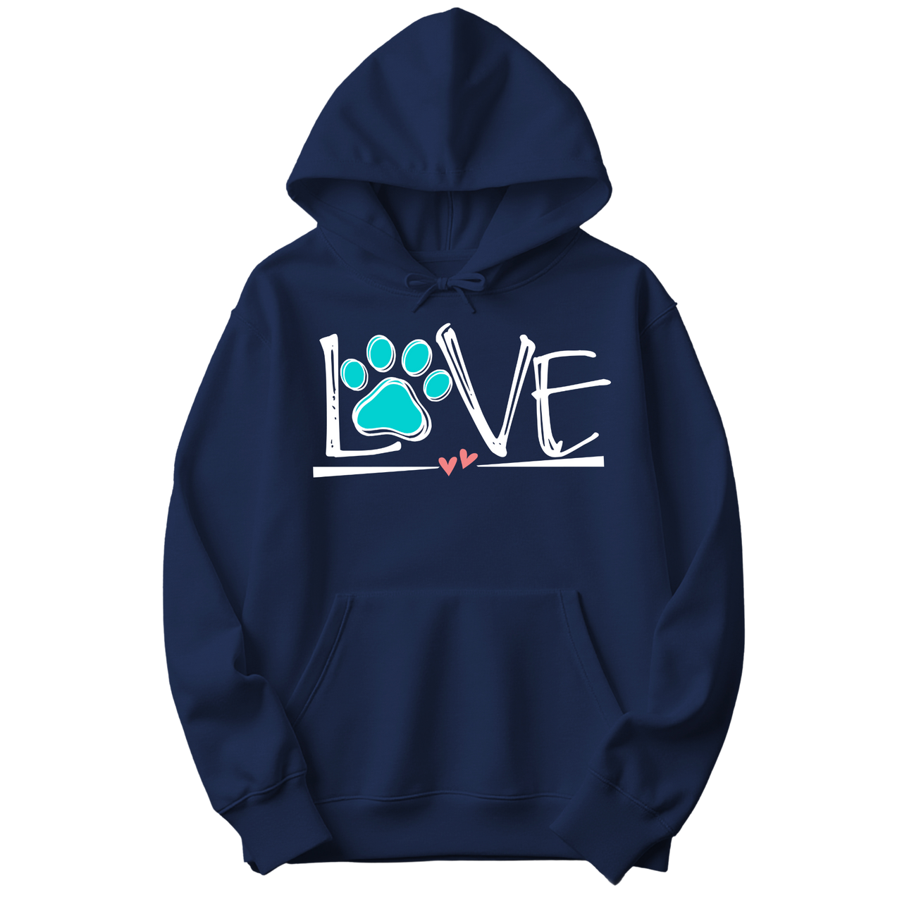 Love In Every Paw Print Hoodie