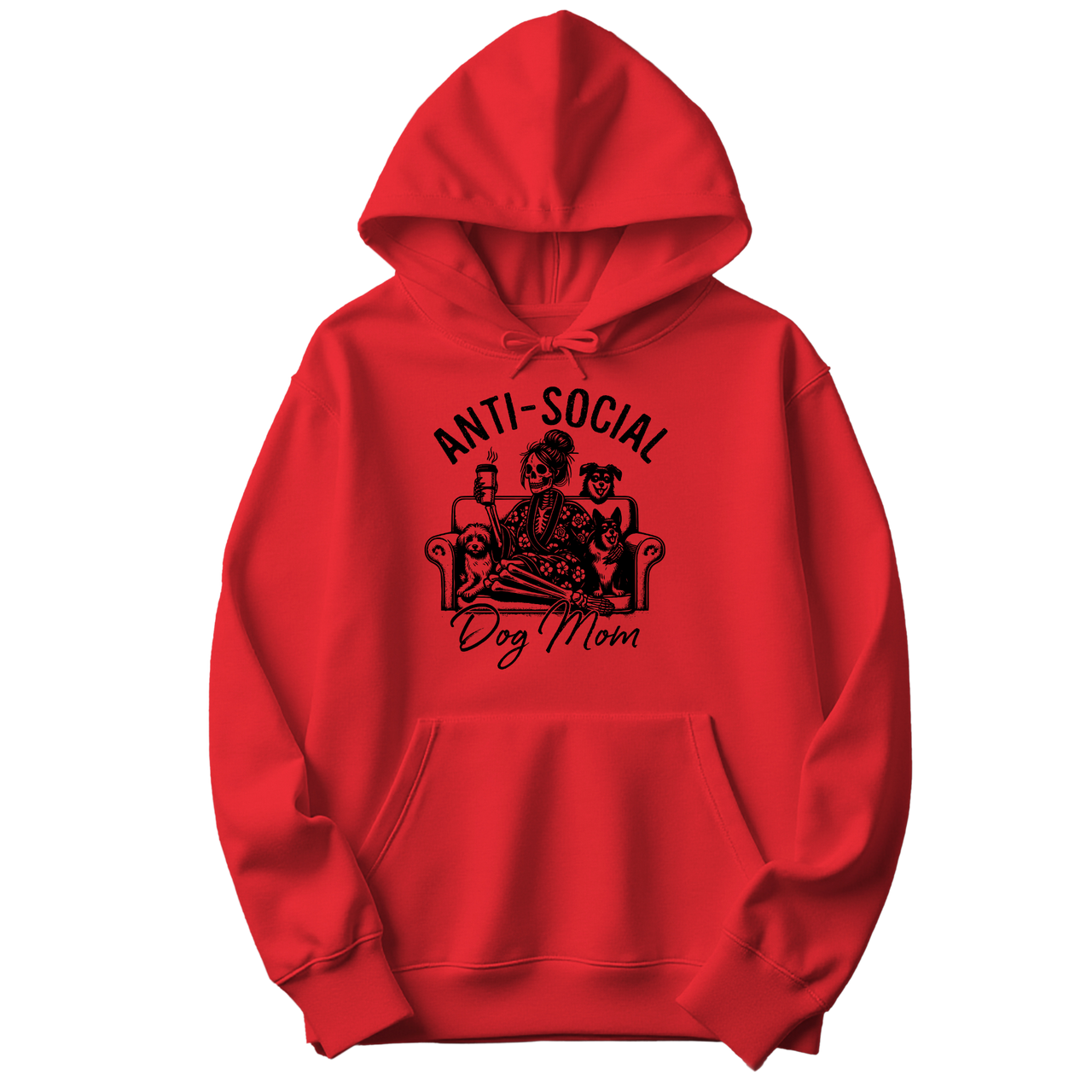 Anti-Social Dog Mom Hoodie