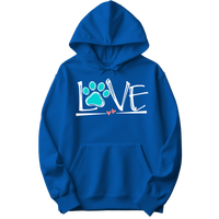 Love In Every Paw Print Hoodie
