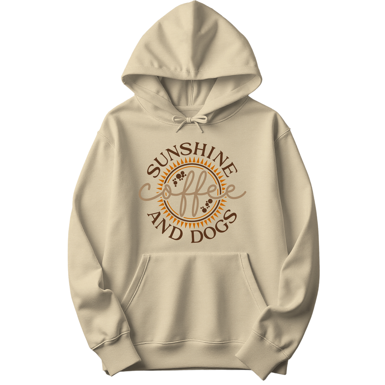 Sunshine Coffee And Dogs Hoodie