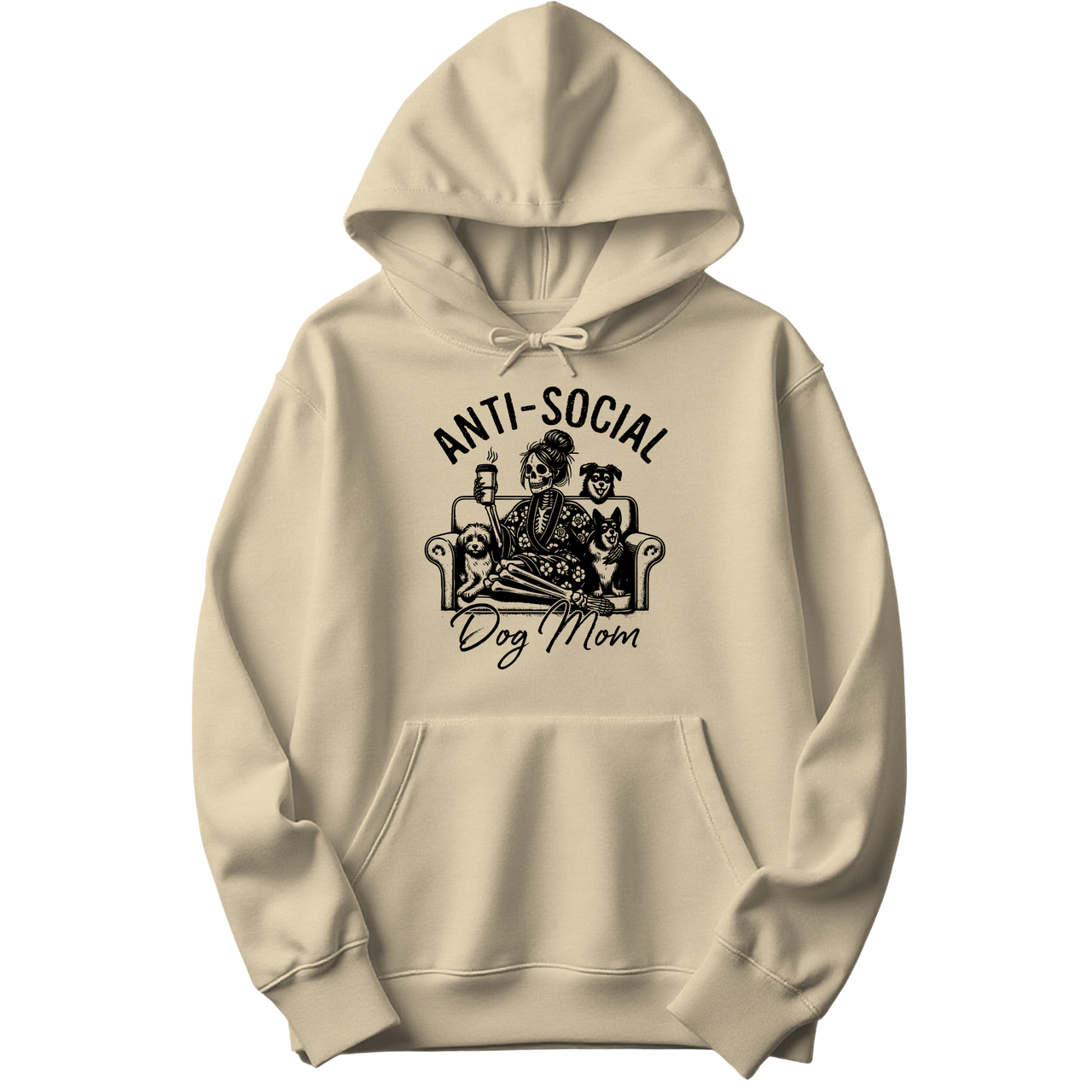 Anti-Social Dog Mom Hoodie