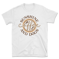 Sunshine Coffee And Dogs T-Shirt