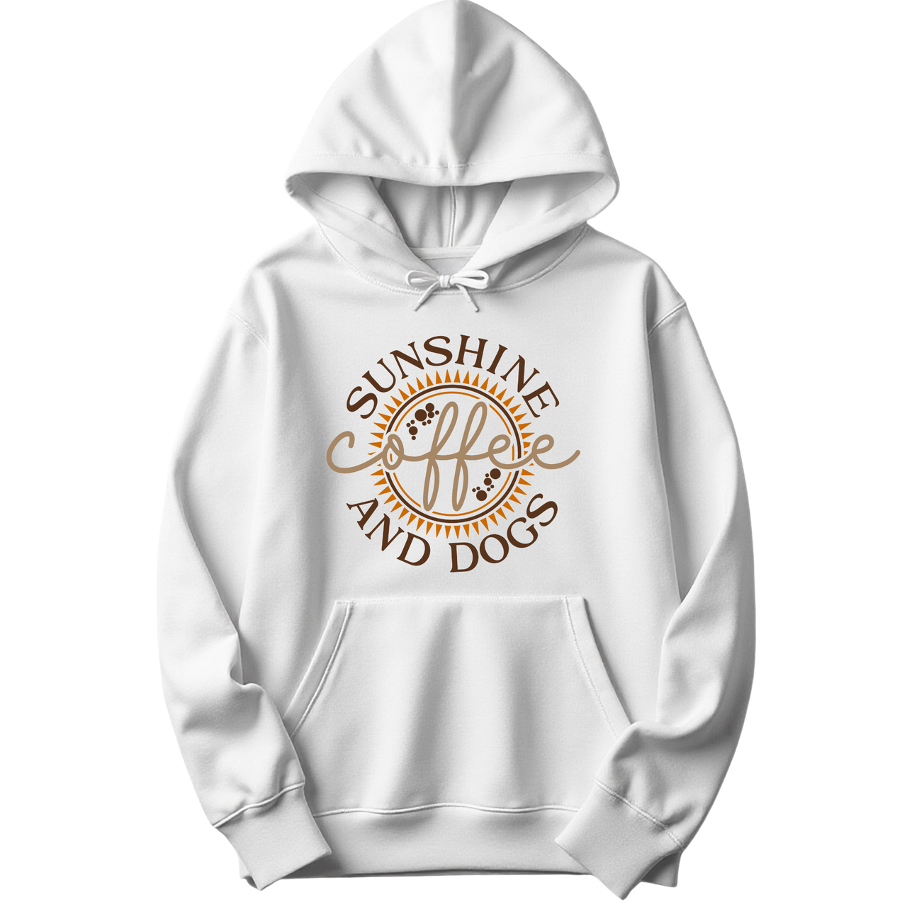 Sunshine Coffee And Dogs Hoodie