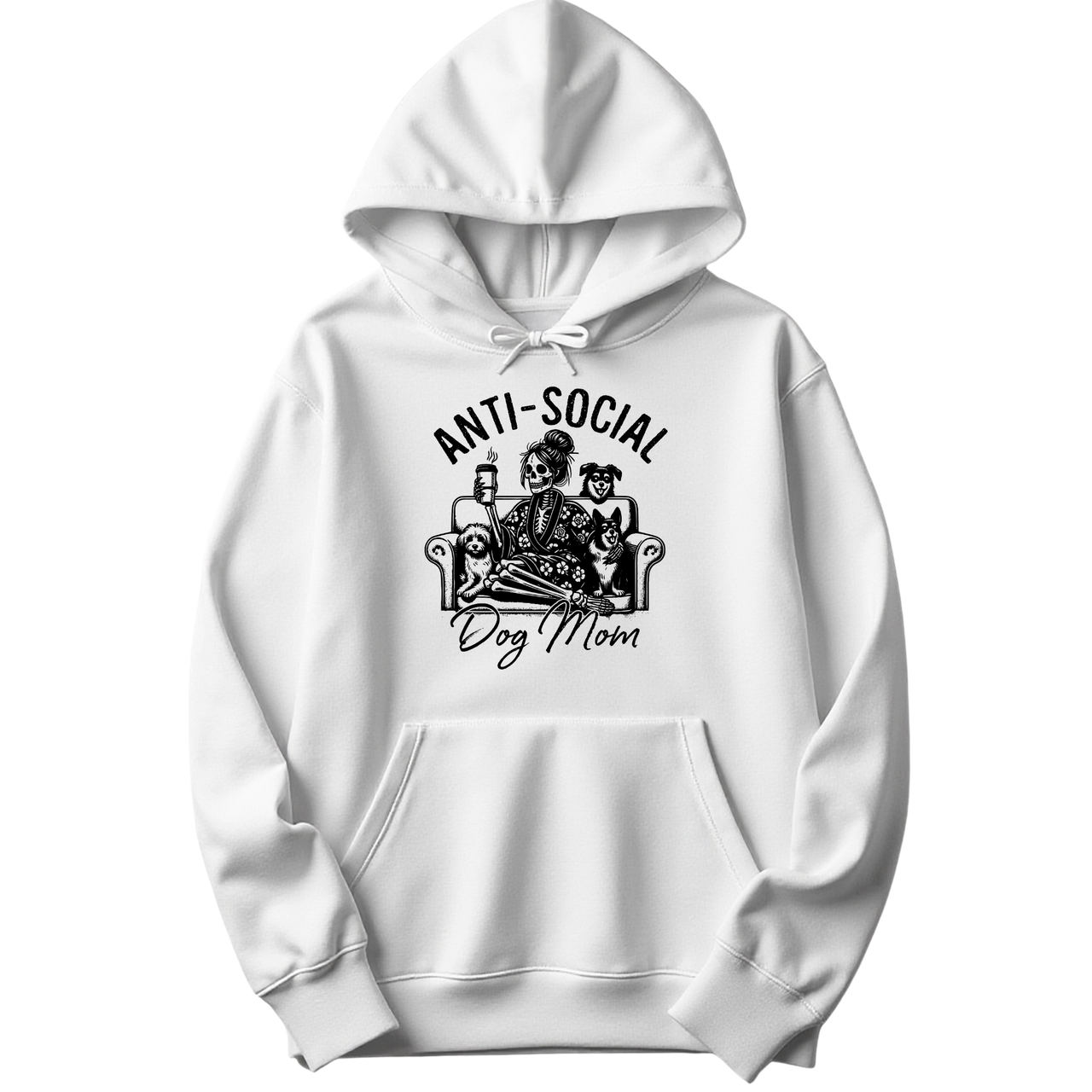 Anti-Social Dog Mom Hoodie