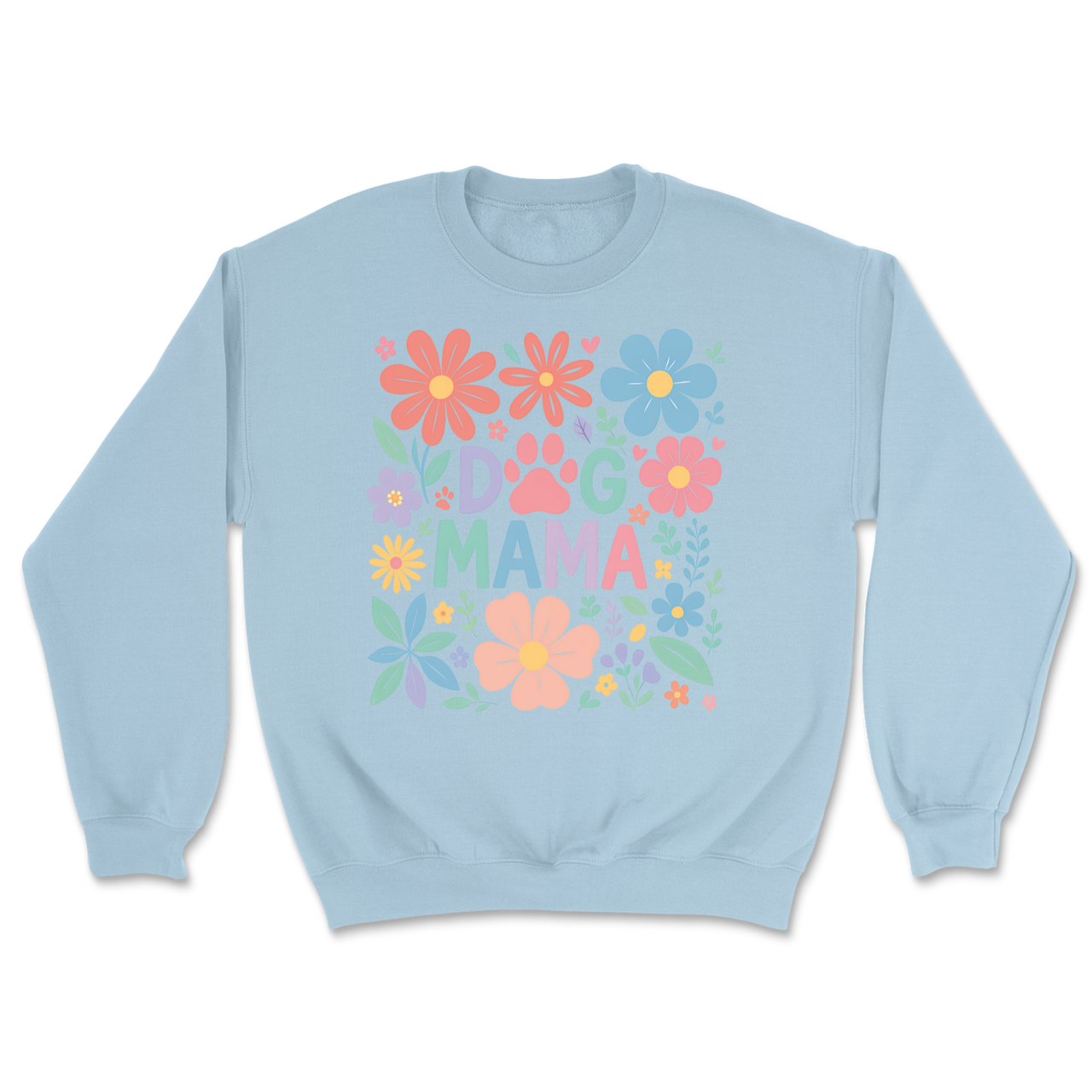 Dog Mama Floral Sweatshirt