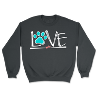Love In Every Paw Print Sweatshirt