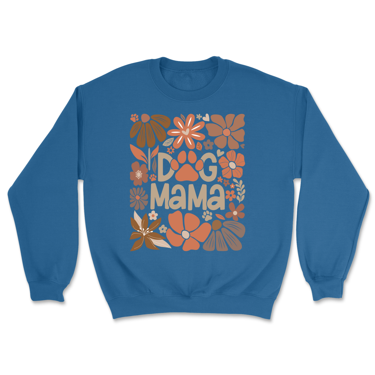 Dog Mama Flower Boho Sweatshirt