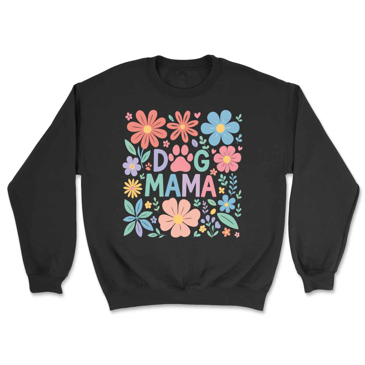 Dog Mama Floral Sweatshirt