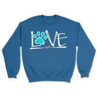 Love In Every Paw Print Sweatshirt