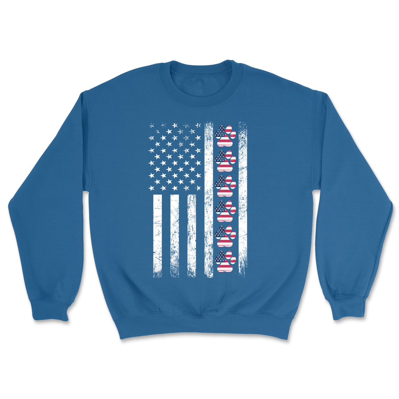 Paw American Flag - Sweatshirt