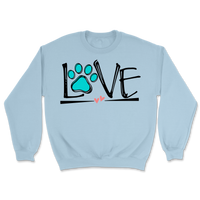 Love In Every Paw Print Sweatshirt
