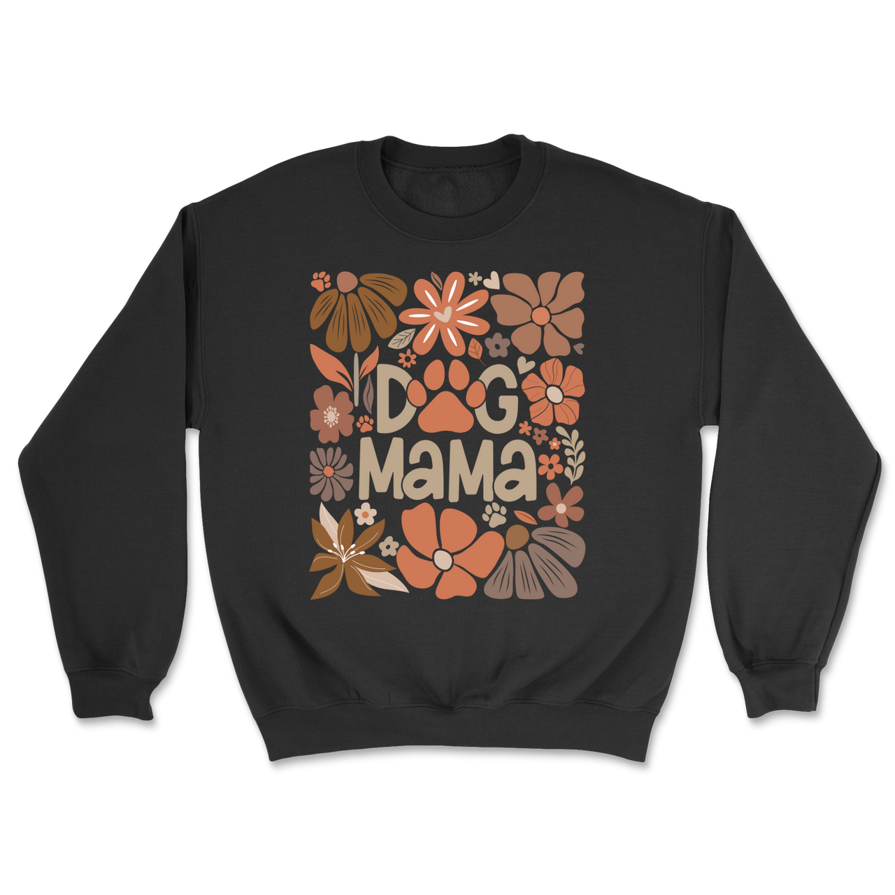 Dog Mama Flower Boho Sweatshirt