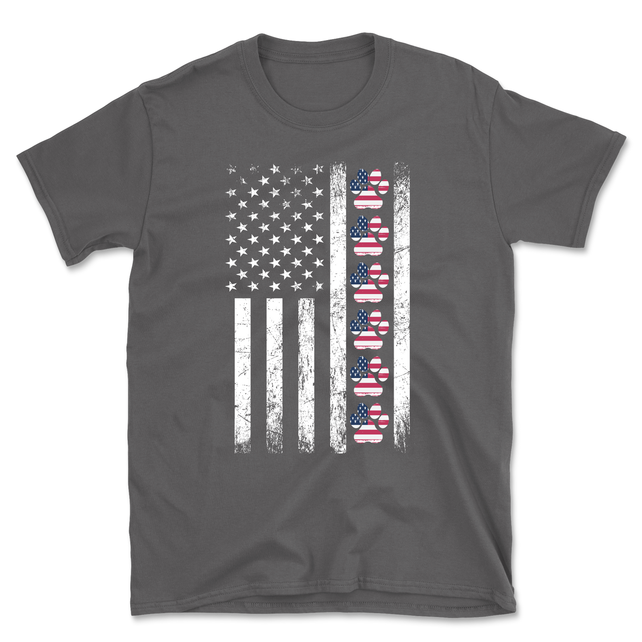 Paw American Flag T-Shirt