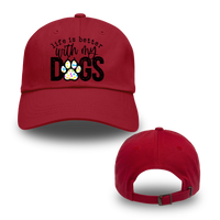 Life Is Better With My Dogs Hats