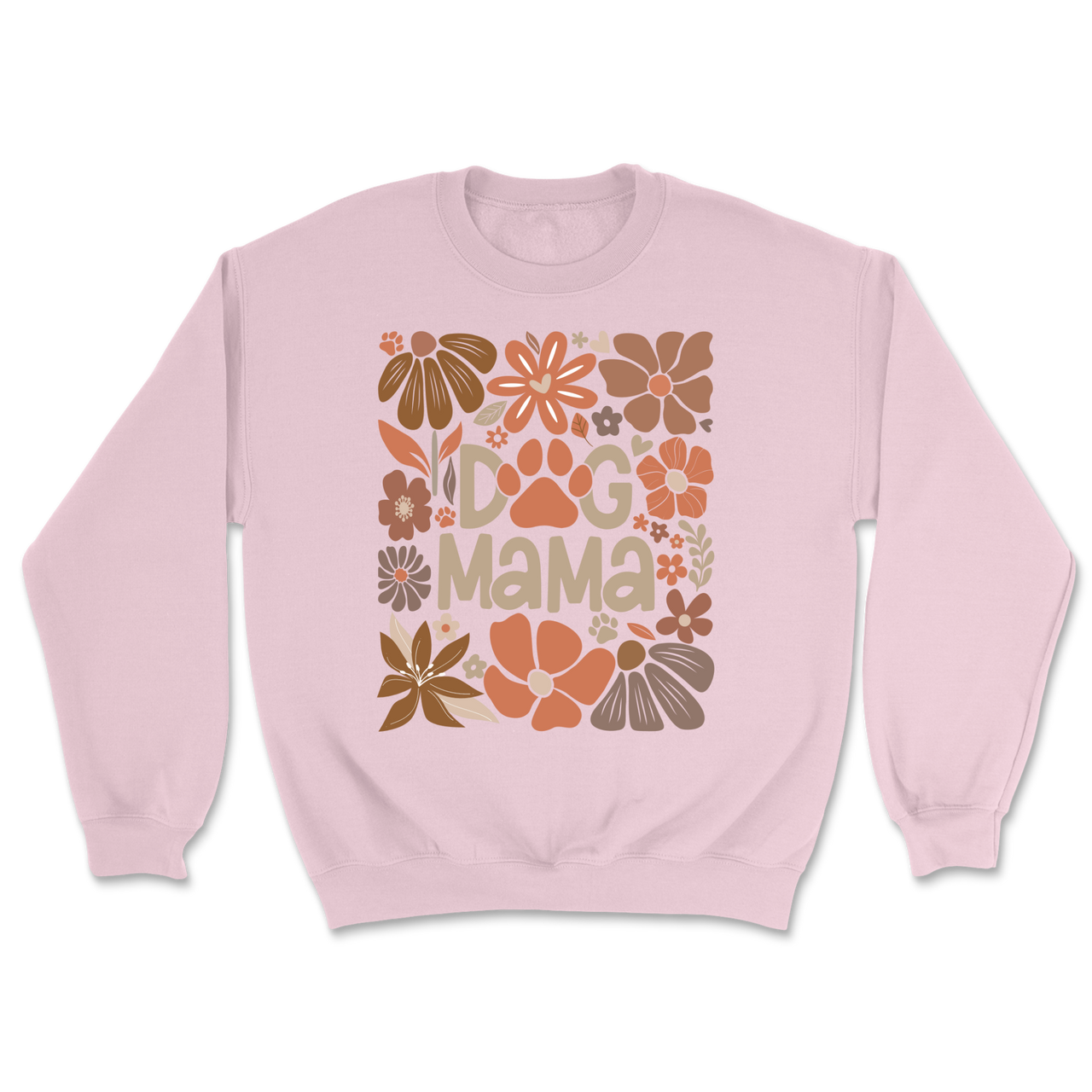 Dog Mama Flower Boho Sweatshirt