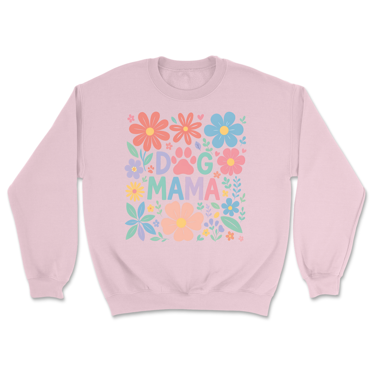 Dog Mama Floral Sweatshirt