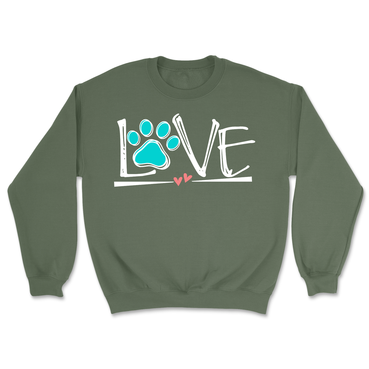 Love In Every Paw Print Sweatshirt