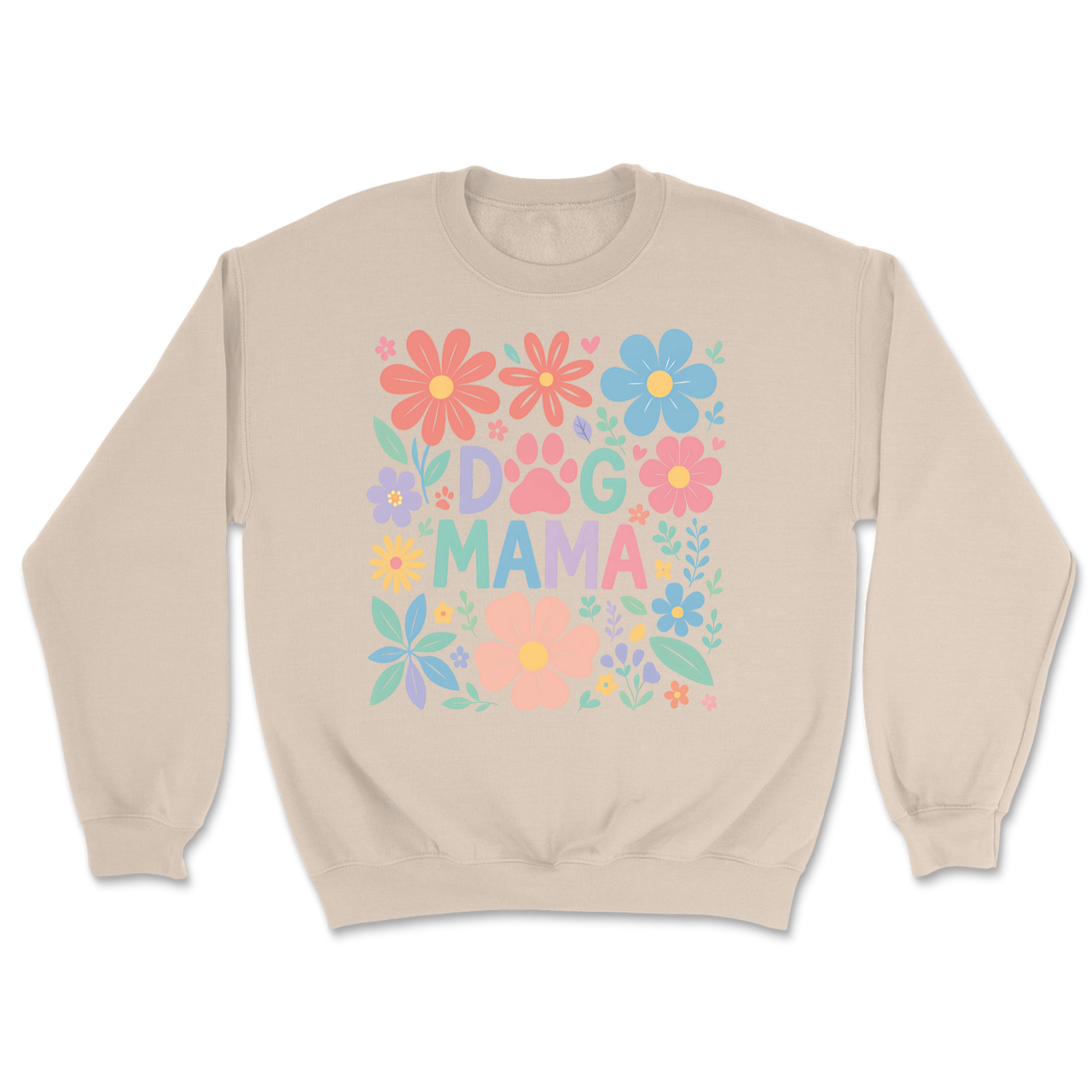 Dog Mama Floral Sweatshirt