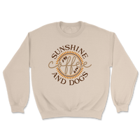 Sunshine Coffee And Dogs Sweatshirt
