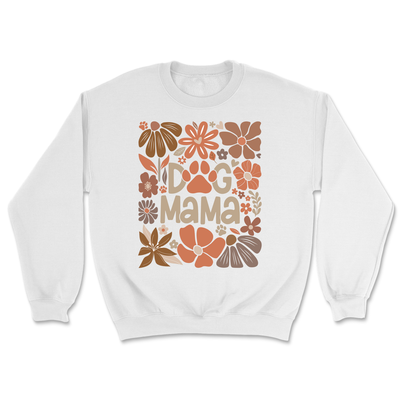 Dog Mama Flower Boho Sweatshirt