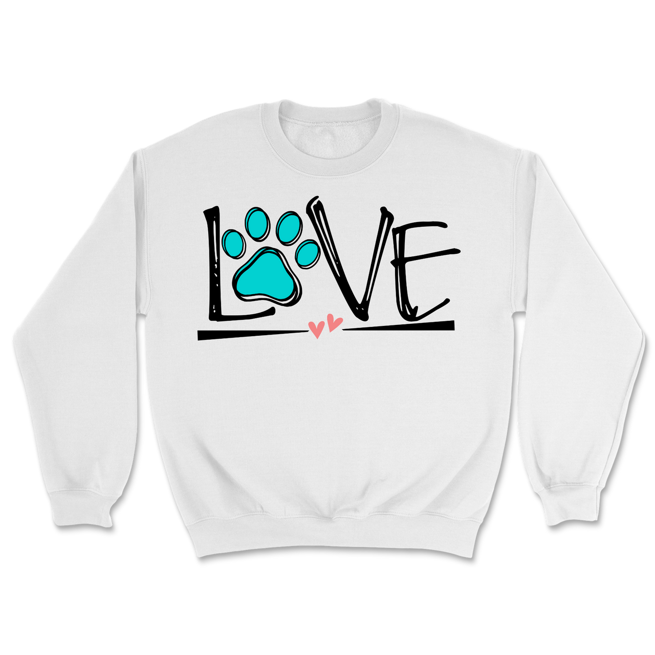 Love In Every Paw Print Sweatshirt